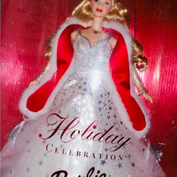 Hallmark Holiday Doll with Red and Silver Gown